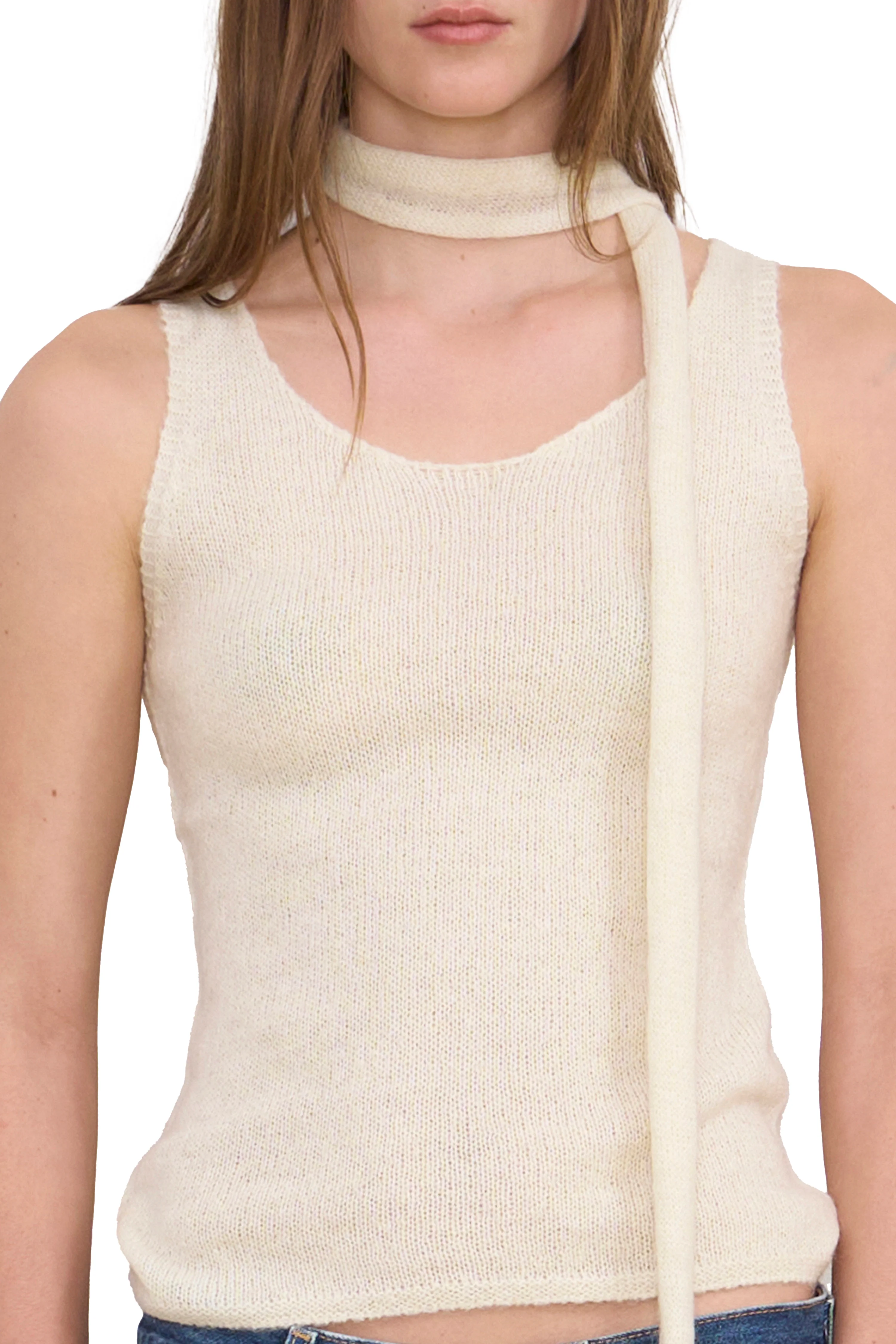 Charlotte Scarf in Cream