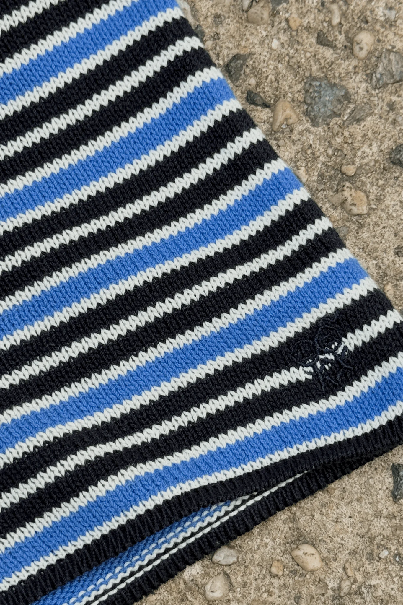 Nostalgic Stripe Knit Shorts - Image 3