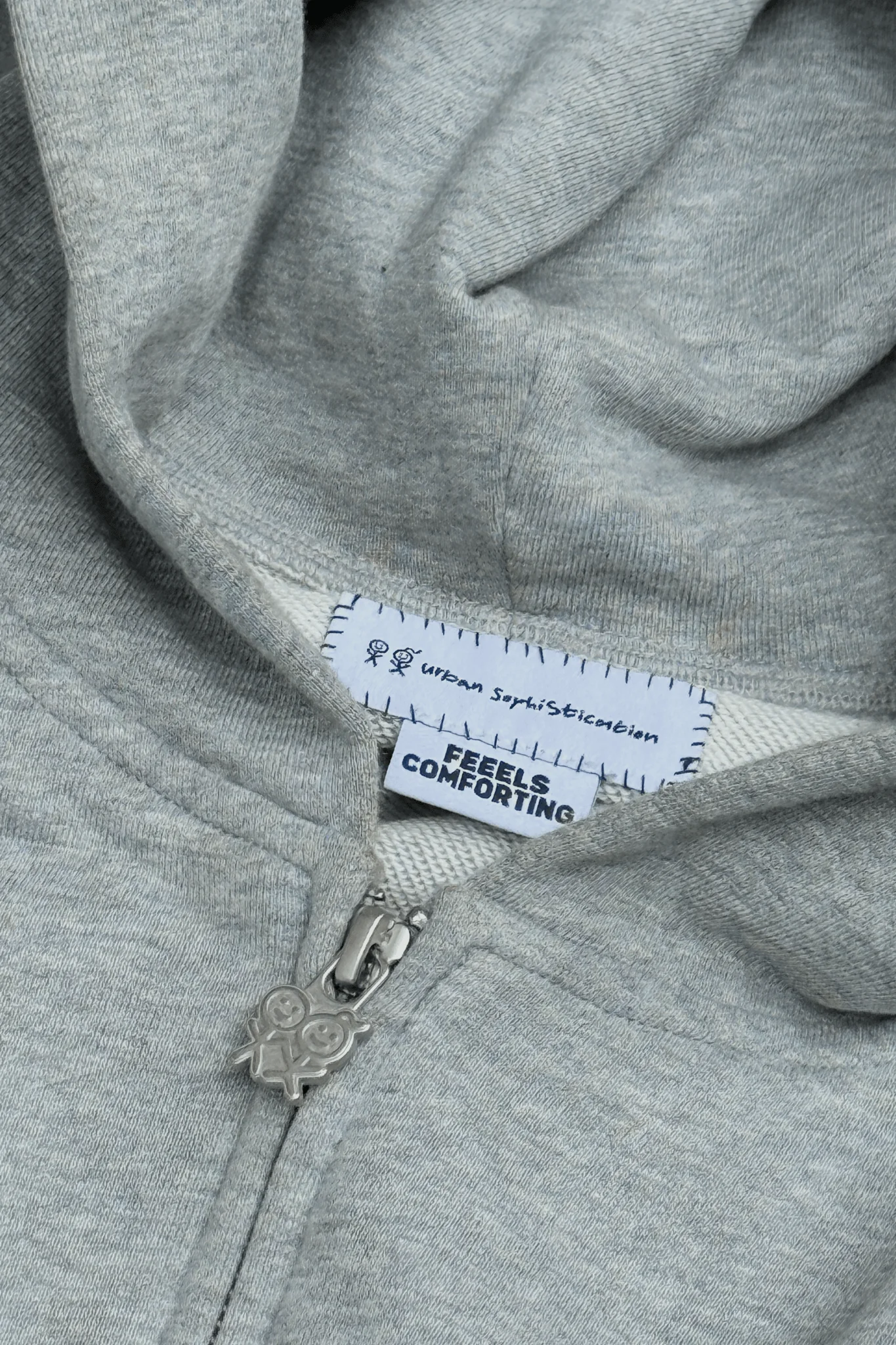 Out and About Hoodie in Grey Melange - Image 4