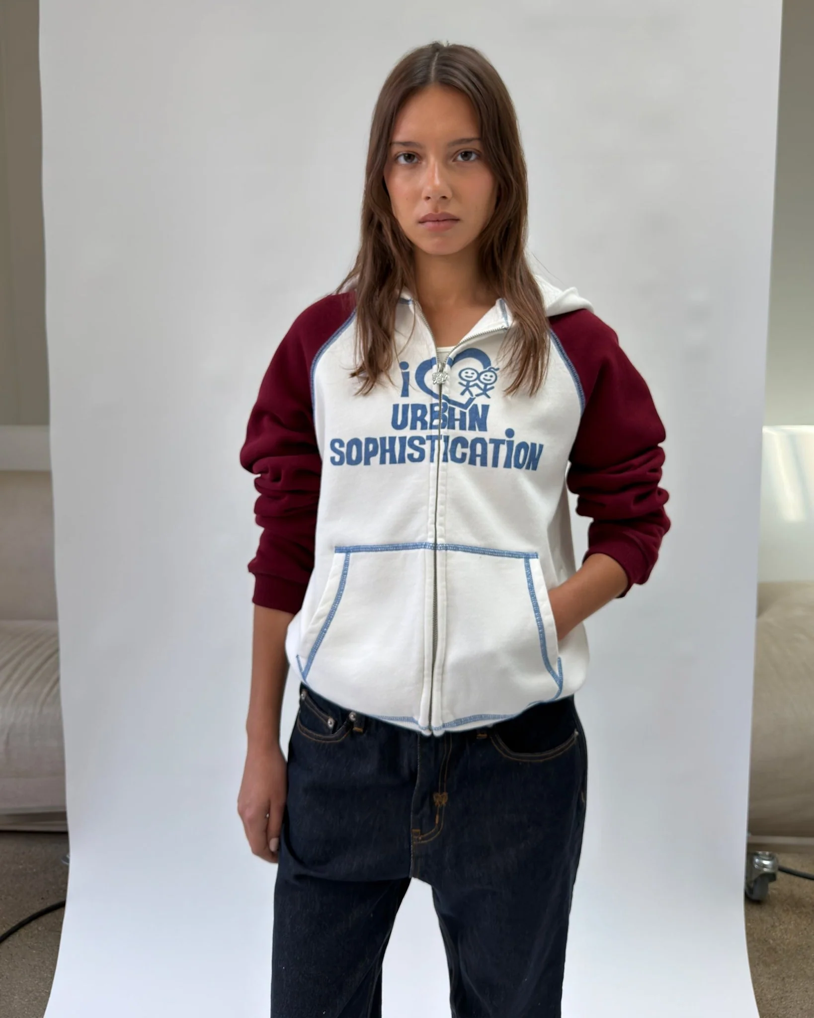 CS01 Classic Fit Terry Zip Hoodie - Image 3