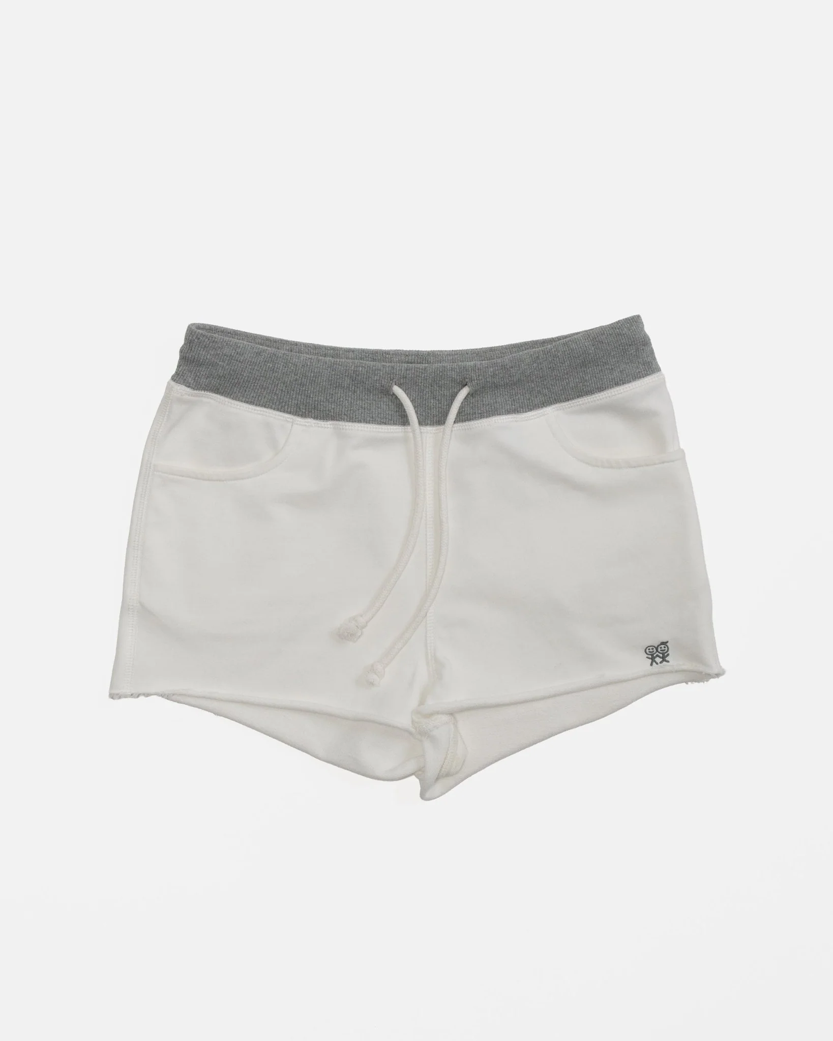 Stay Over Shorts in White - Image 5