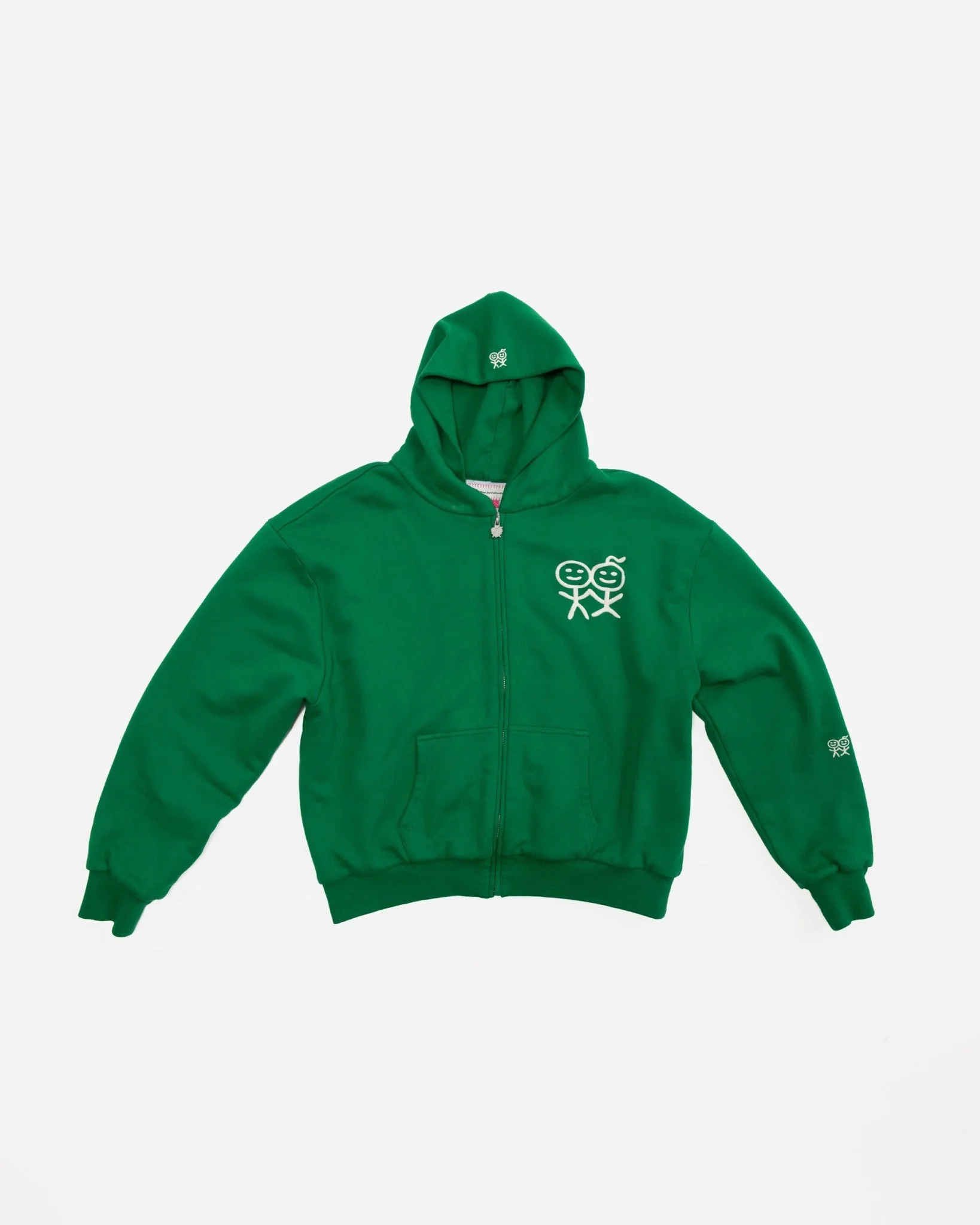 Stolen Zip Hoodie in Green - Image 6