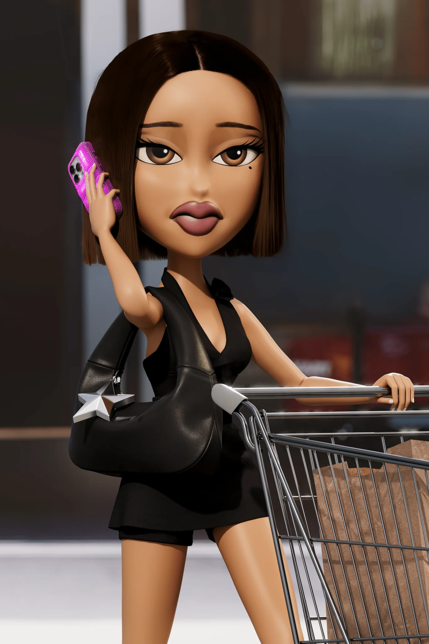 The Anon Bag Bratz© Edition in Black - Image 4