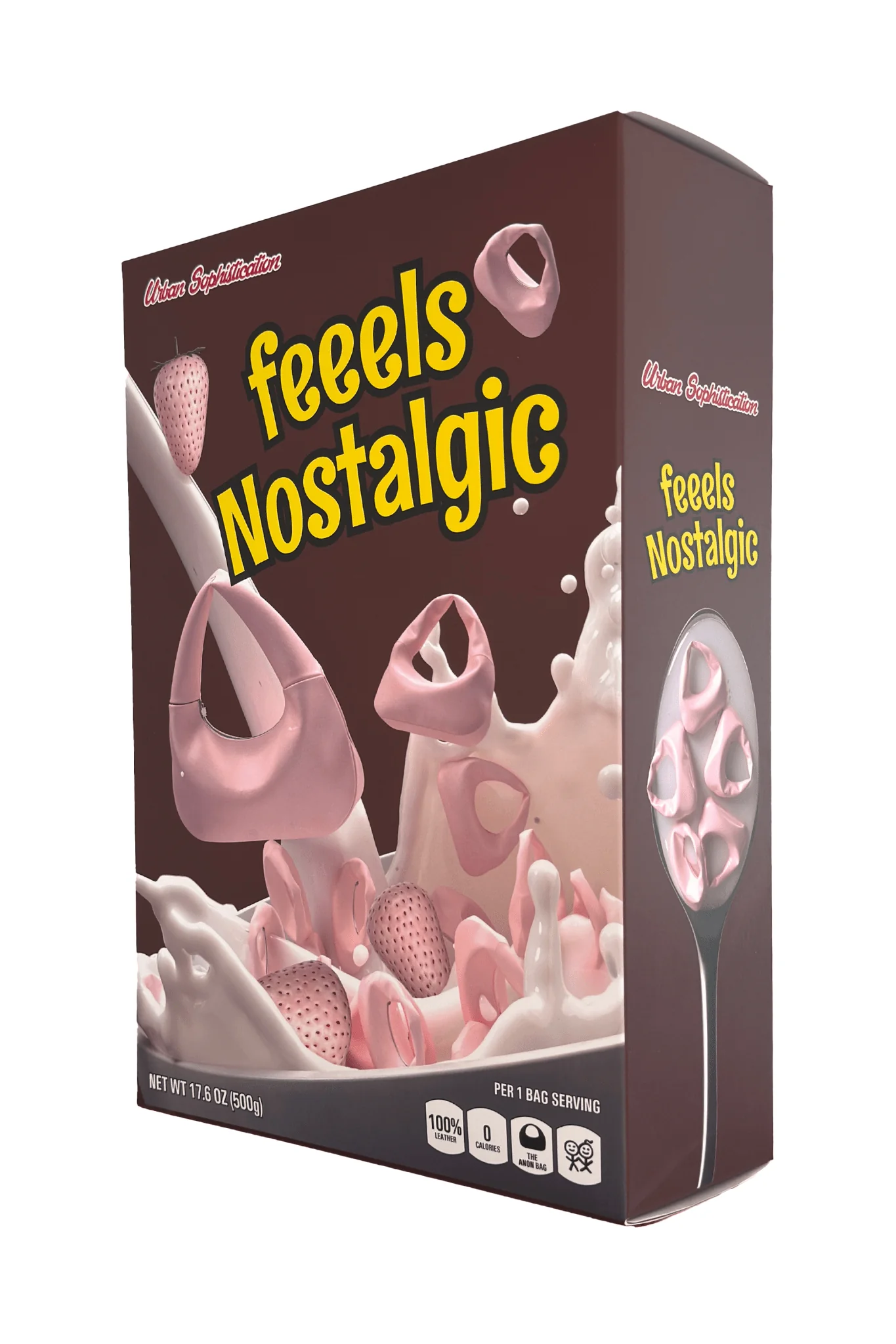 The Anon Bag in Strawberry Frozen Yogurt - Image 3