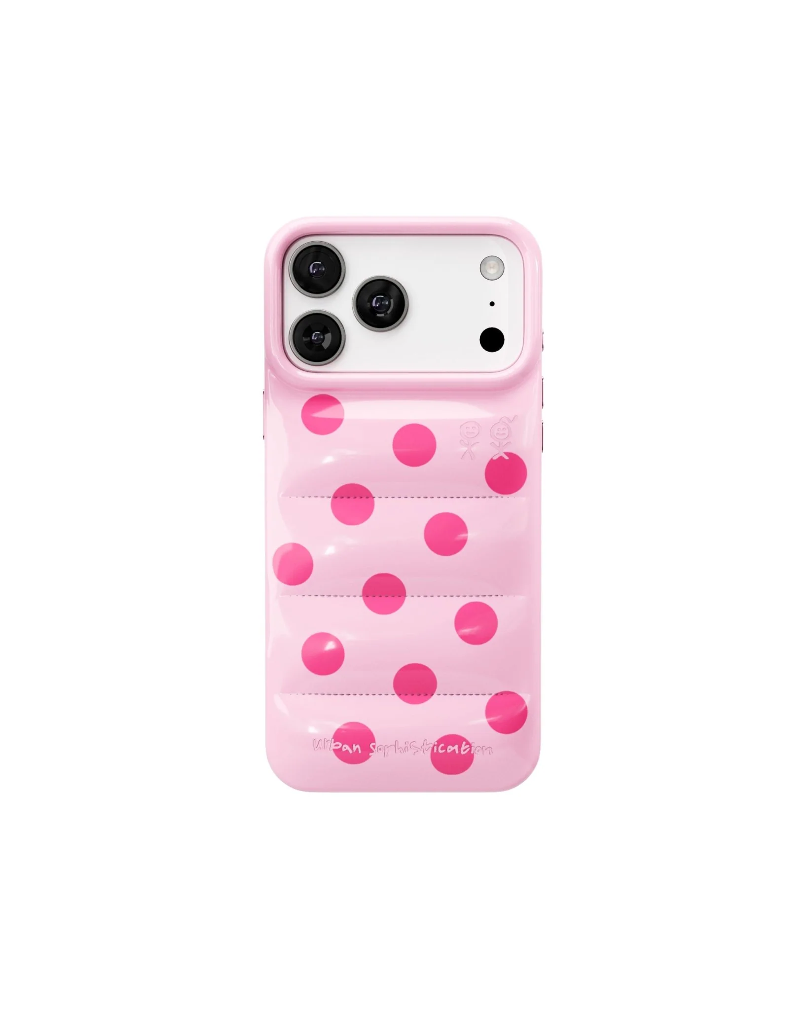 The Puffer Case® - Chunky Polka in Pink - Image 3