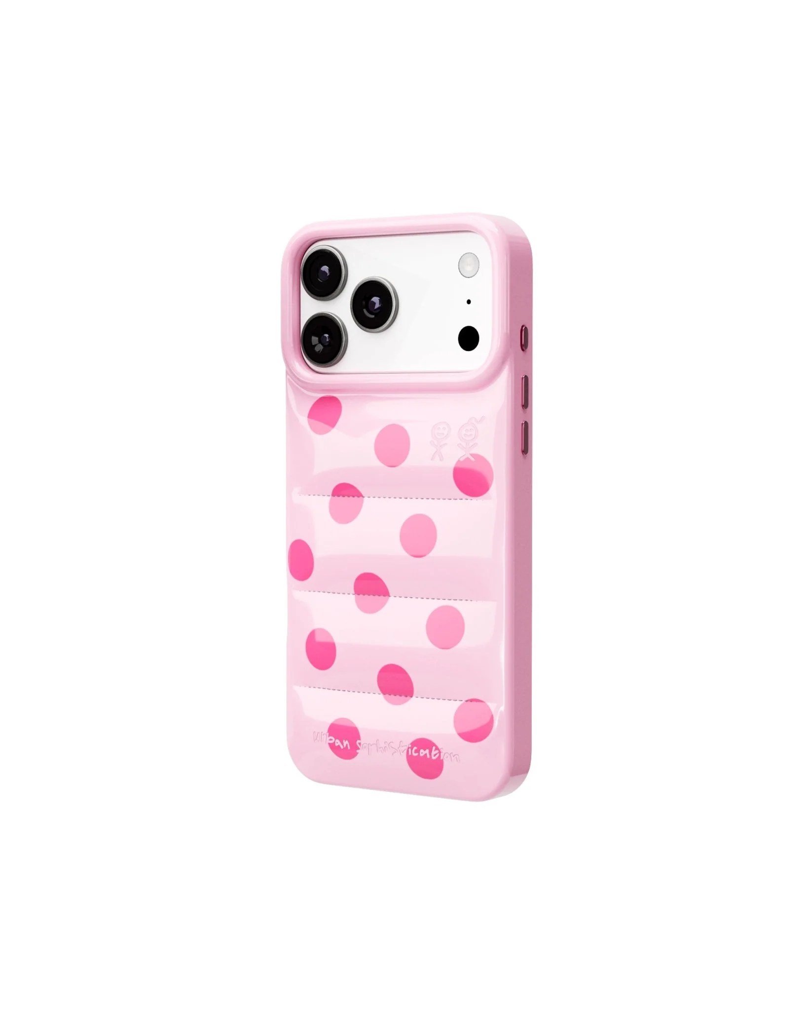 The Puffer Case® - Chunky Polka in Pink - Image 4