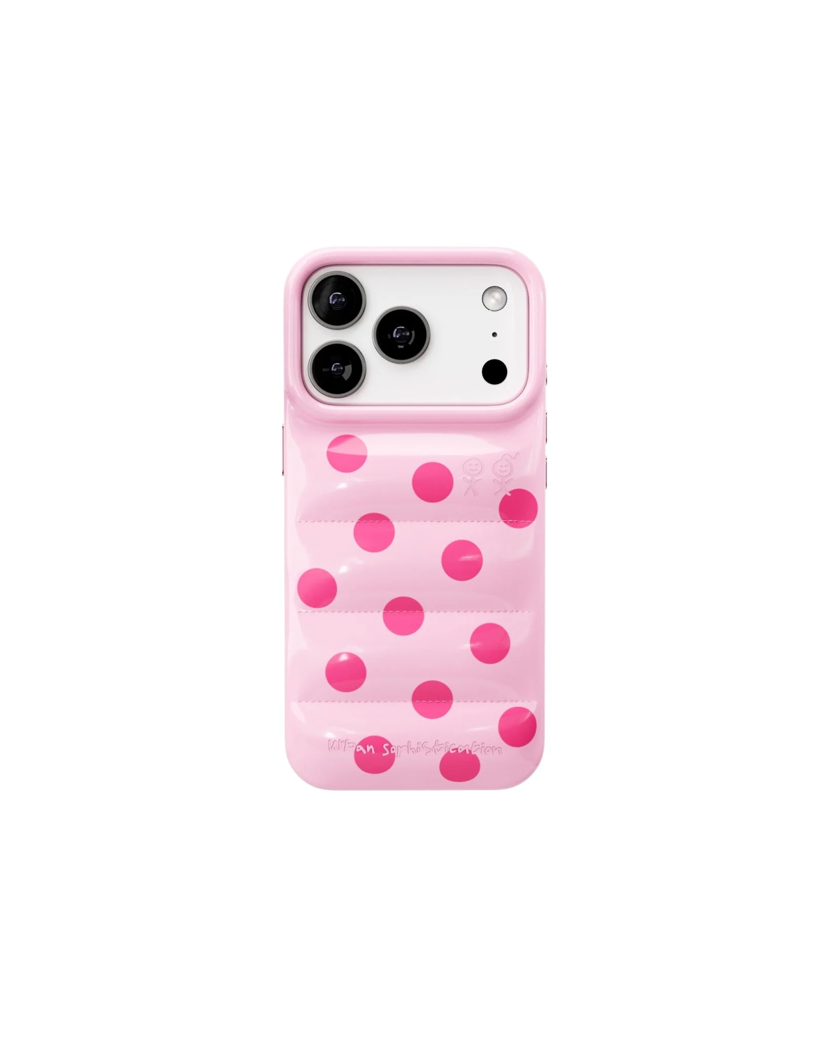 The Puffer Case® - Chunky Polka in Pink - Image 6