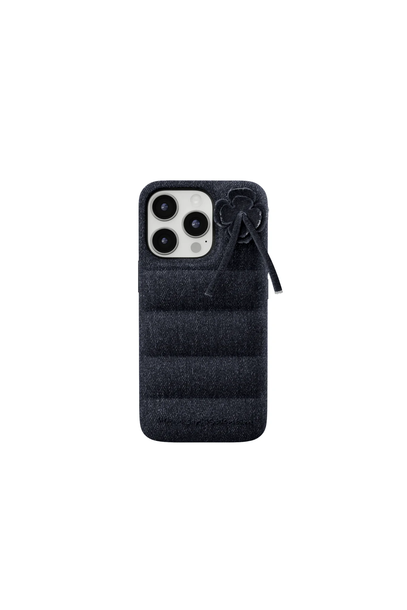 The Puffer Case® - Denim Flower - Image 4