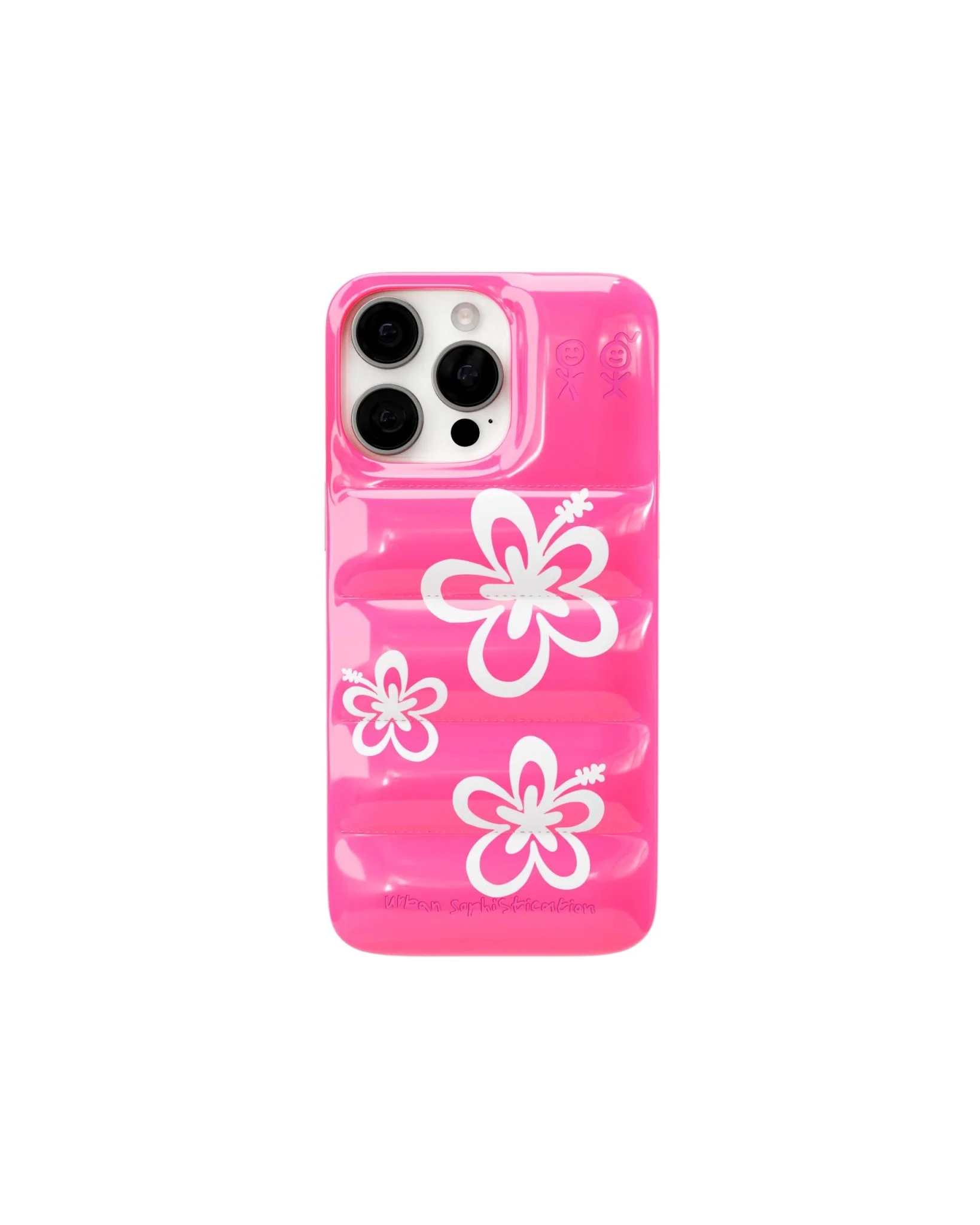 The Puffer CaseĀ® - Hibiscus 02 in Neon Pink - Image 12