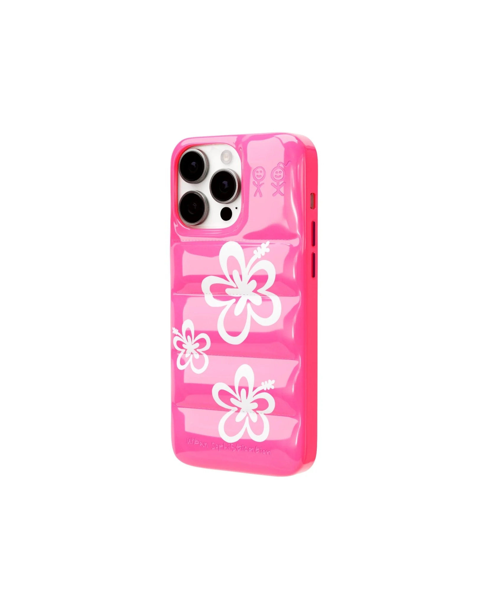 The Puffer CaseĀ® - Hibiscus 02 in Neon Pink - Image 13