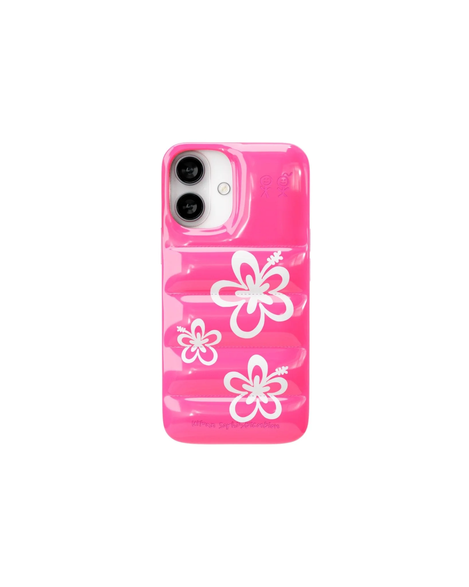 The Puffer CaseĀ® - Hibiscus 02 in Neon Pink - Image 19