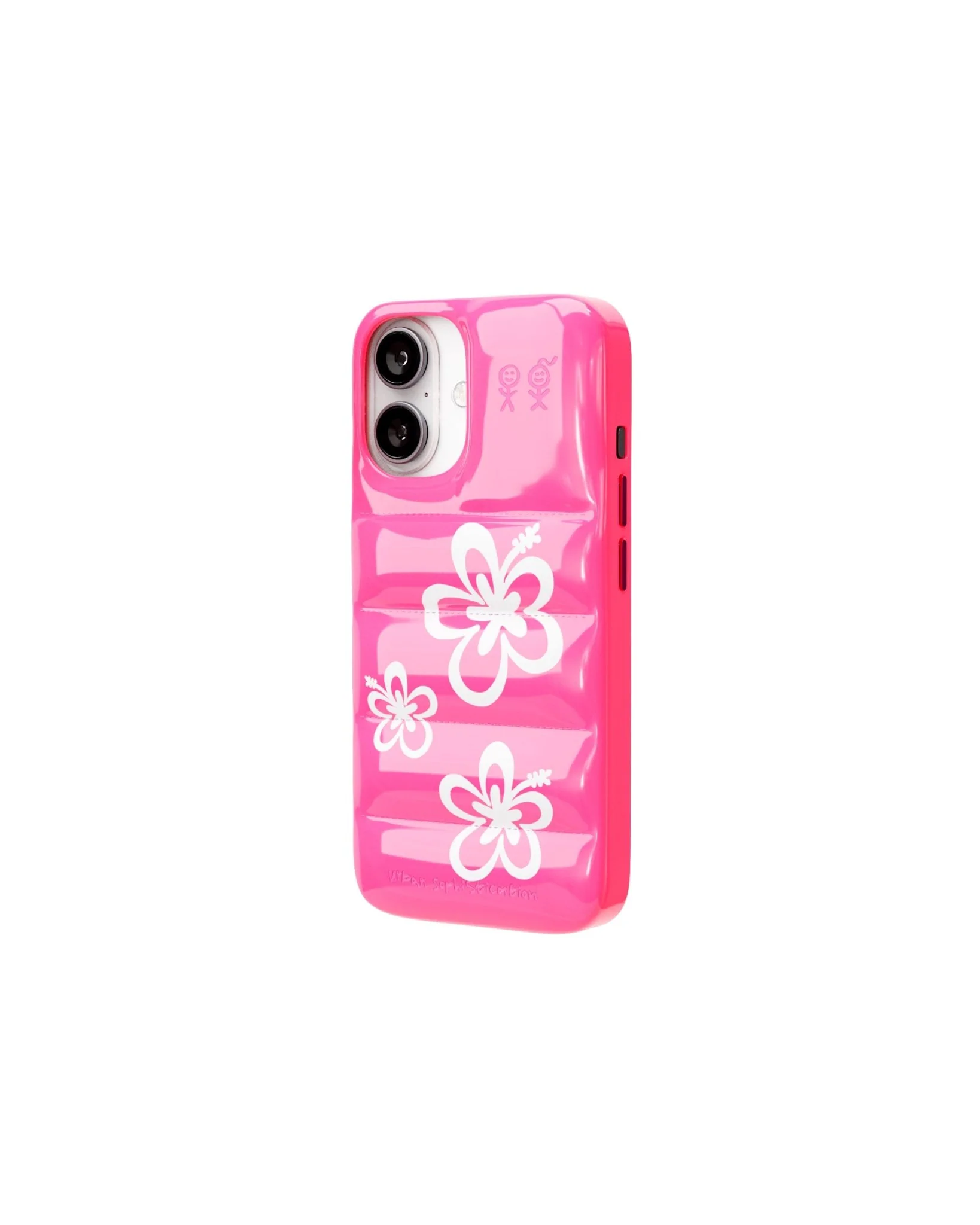 The Puffer CaseĀ® - Hibiscus 02 in Neon Pink - Image 20