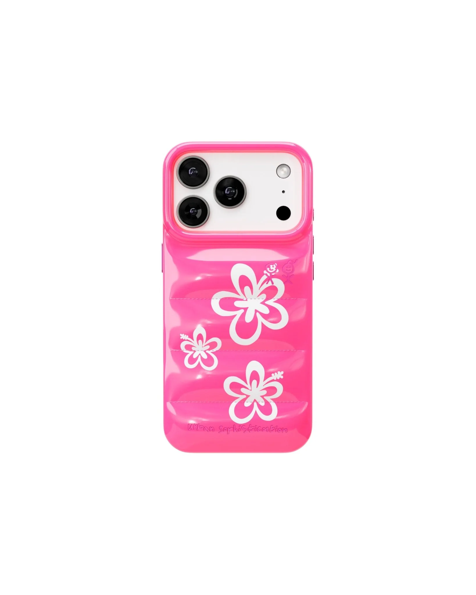 The Puffer CaseĀ® - Hibiscus 02 in Neon Pink - Image 5