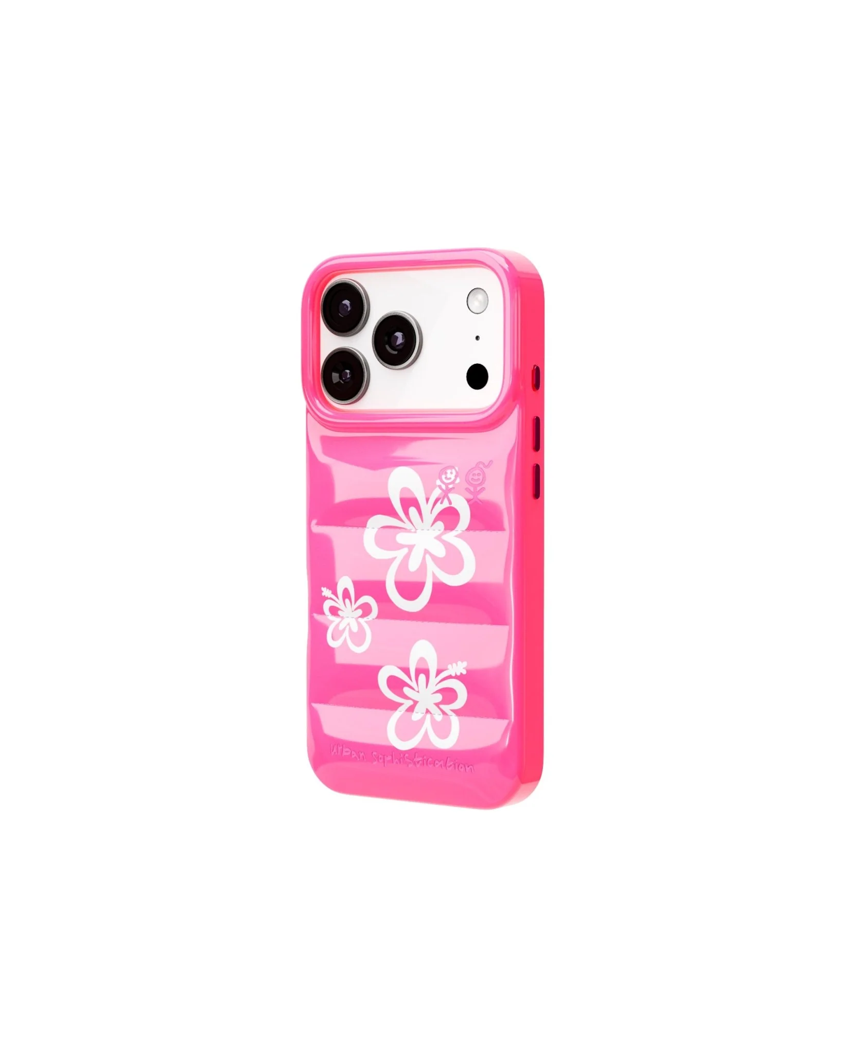 The Puffer CaseĀ® - Hibiscus 02 in Neon Pink - Image 6