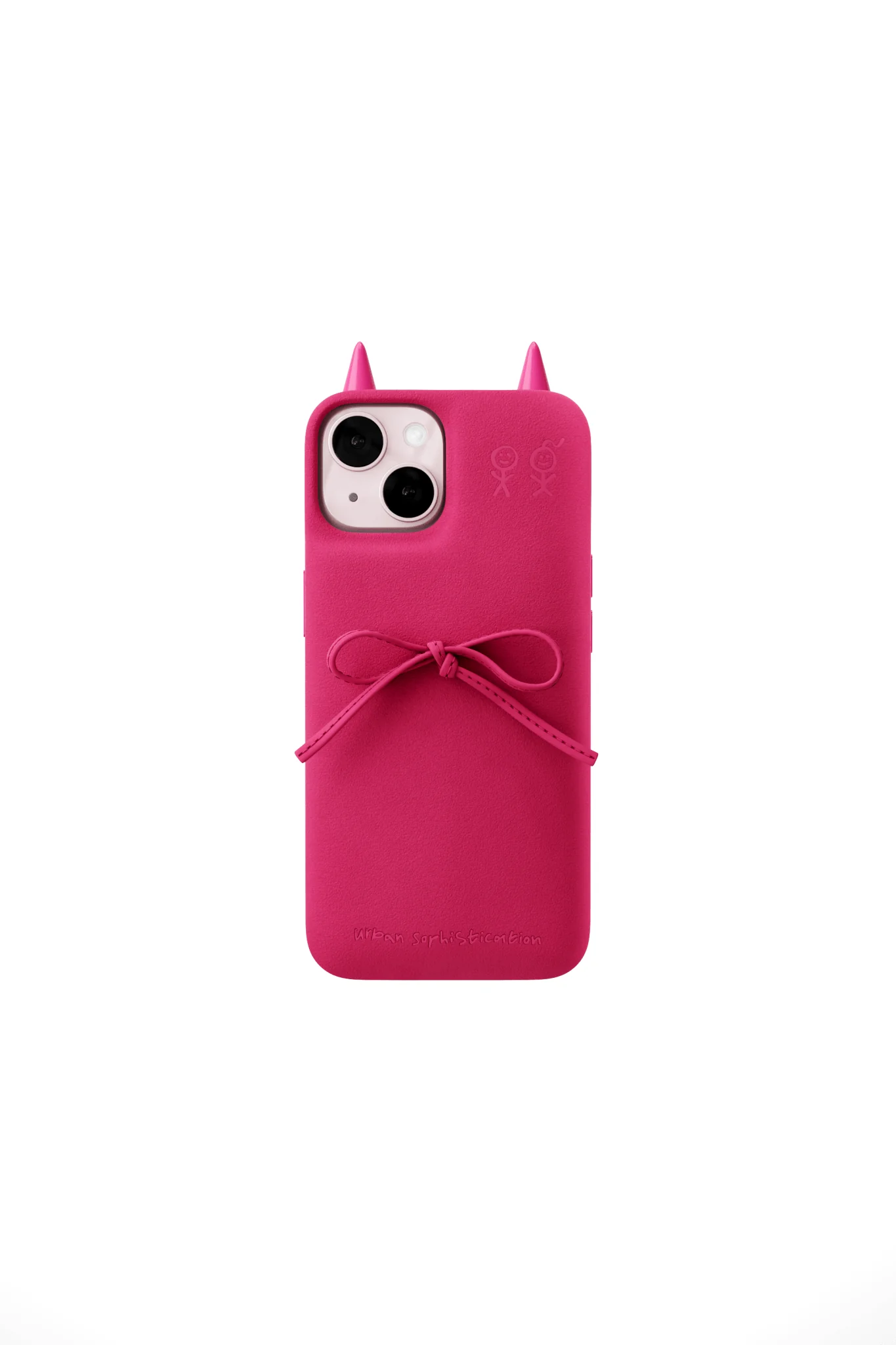 The Soap Case® - Delicate Bow in Neon Pink Suede - Image 10