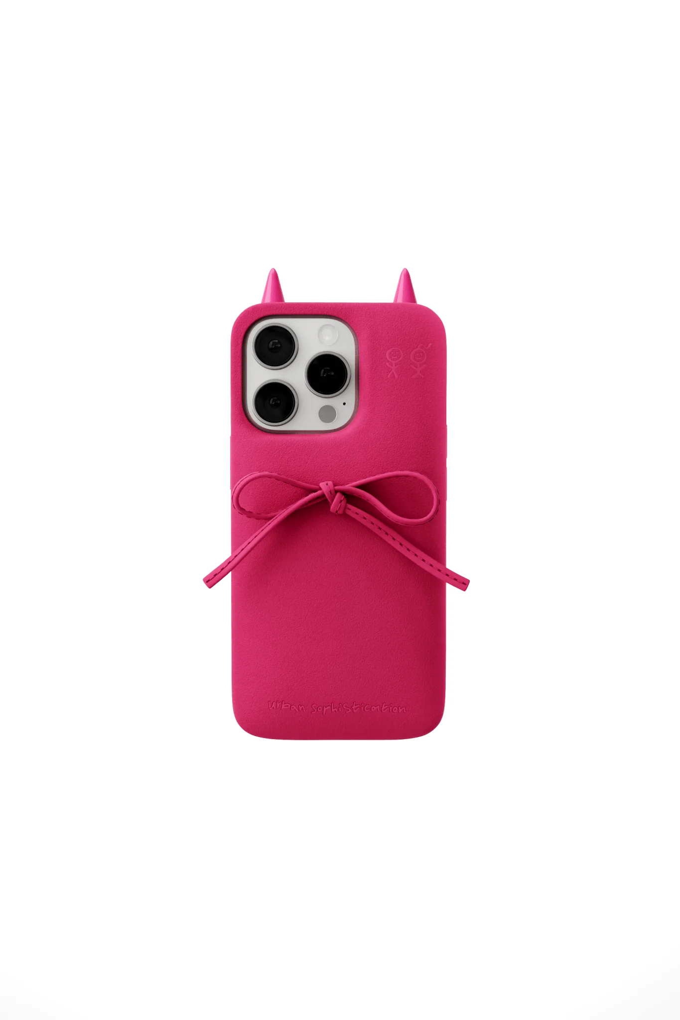The Soap Case® - Delicate Bow in Neon Pink Suede - Image 4