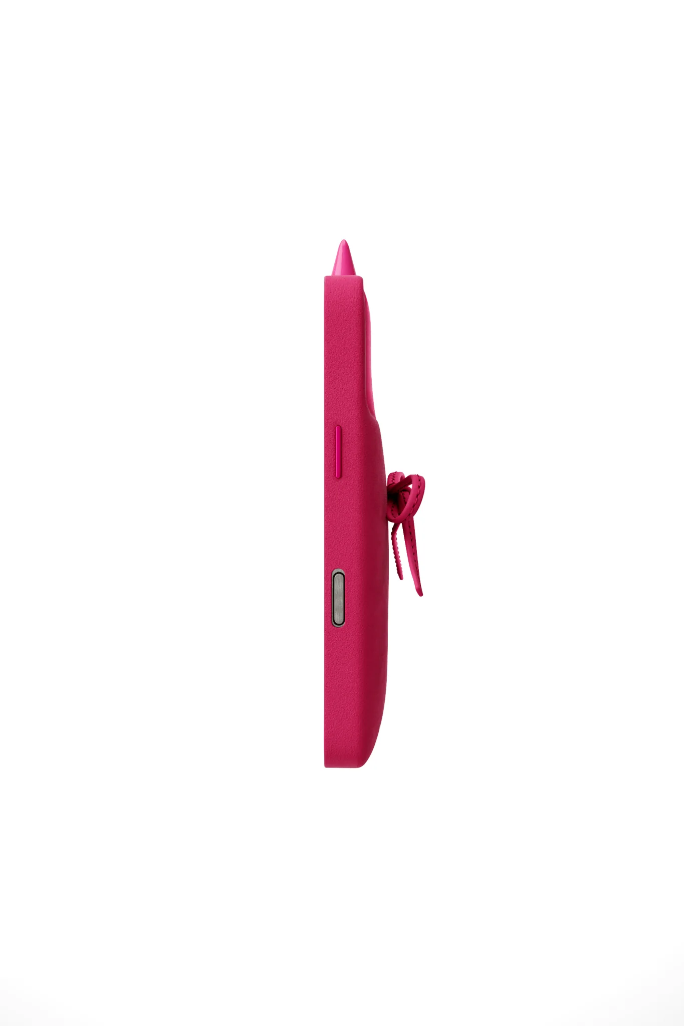 The Soap Case® - Delicate Bow in Neon Pink Suede - Image 9