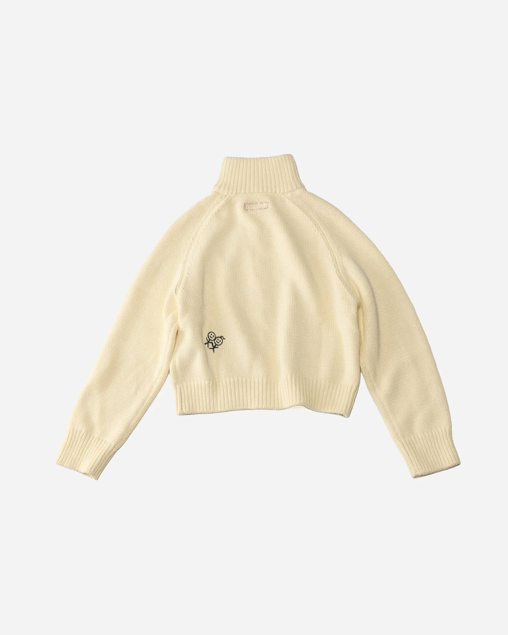 Collar Cardigan  in Butter Cream - Image 6