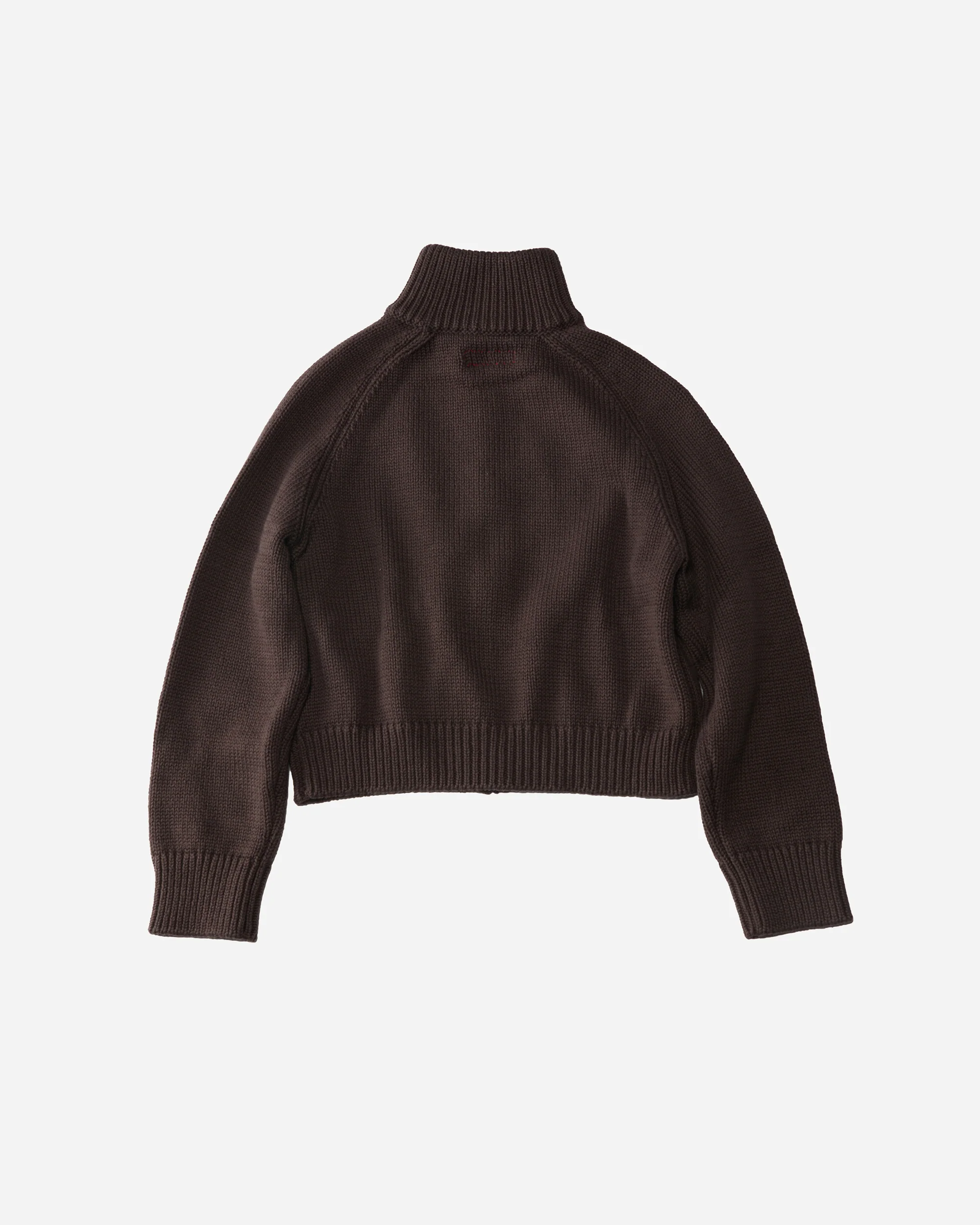 Collar Cardigan in Teddy - Image 4